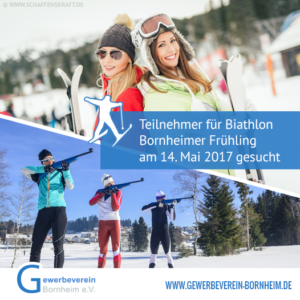 Information zum Biathlon am Frühlingsfest 2017
