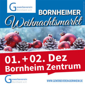 36. Bornheimer Weihnachtsmarkt am 01. + 02. Dez. 2018